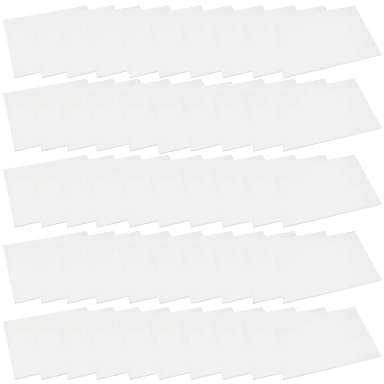 50 Pack: 22" x 28" White Poster Board by Creatology™